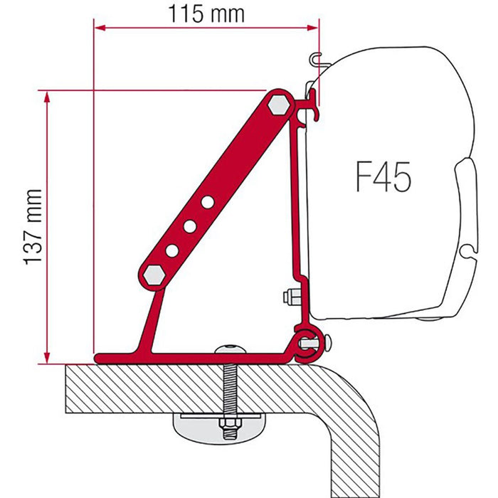 Fiamma Kit for RV Roof Adaptor