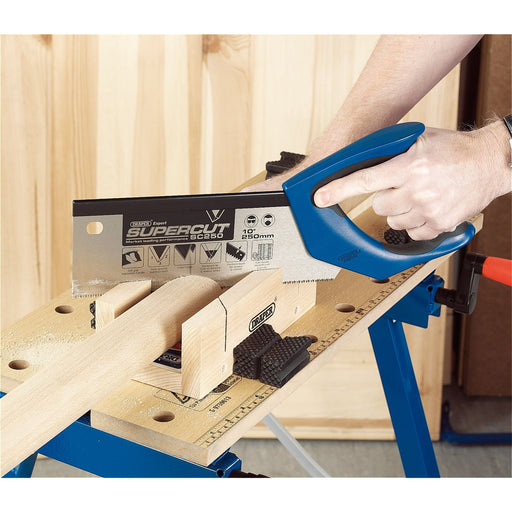 Draper Supercut Soft Grip Hardpoint Tenon Saw, 250mm/10", 11tpi/12ppi Draper  - Dynamic Drive