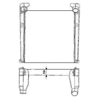 NRF Radiator fits CAC MAN L 2000 (4CYL) NRF  - Dynamic Drive