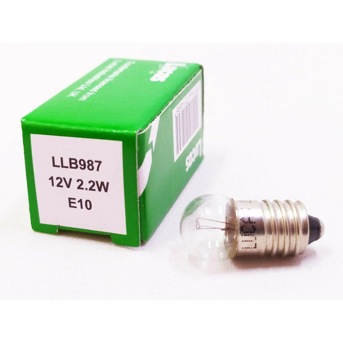 Lucas 12v 2.2w 987 MES G11 E10 Screw In Light Bulb Classic Car Smiths Gauge