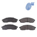 Blue Print ADN14259 Brake Pad Set Fits Nissan D106089E92 Blue Print  - Dynamic Drive