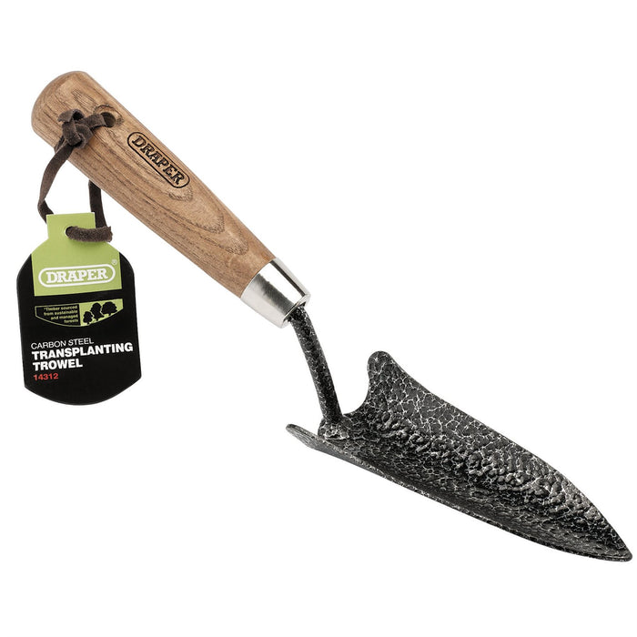 Draper Carbon Steel Heavy Duty Transplanting Trowel with Ash Handle 14312 Draper  - Dynamic Drive