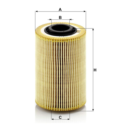 Genuine Mann Oil Filter for BMW E36 318Tds 01/95-10/99 HU924/2X Mann & Hummel  - Dynamic Drive