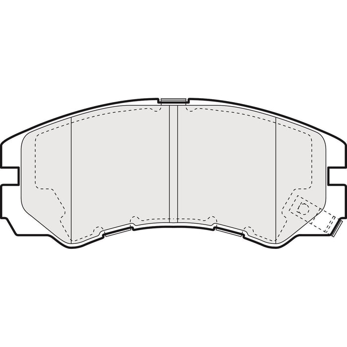 Apec Brake Pads Front Fits Opel Frontera Monterey Vauxhall