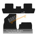 Fully Tailored Carpet Car Mats for Peugeot 5008 10> Set of 3 XL With 2 Clips UKB4C  - Dynamic Drive