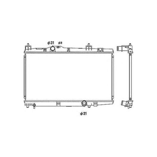 NRF Radiator 53449 NRF  - Dynamic Drive