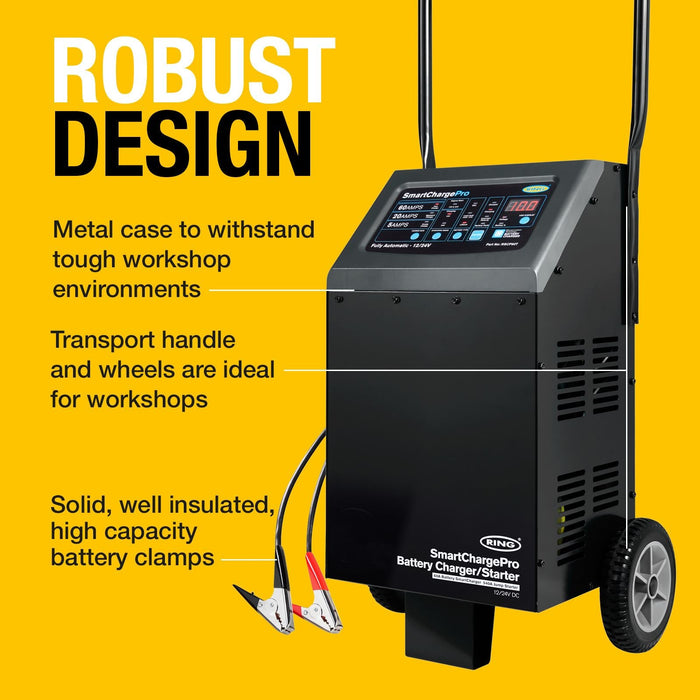 Ring Smartchargepro Trolley 60A 12/24V RSCP60T - Efficient Charging