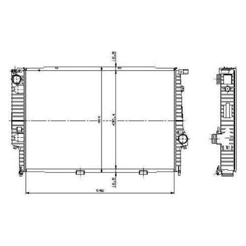 NRF Radiator 509589