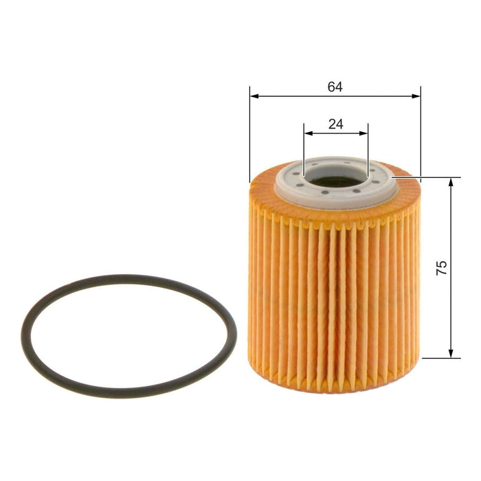 Genuine Bosch Car Oil Filter P7299 fits Vauxhall Vivaro - 1.5 - 19- F026407299