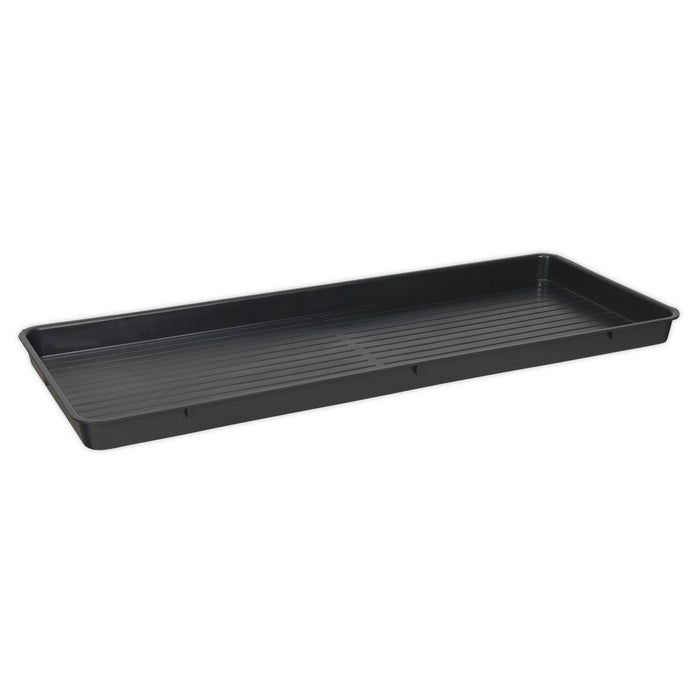 Sealey Workshop Garage Oil Fuel Drip Tray Pan Pits Low Profile 15ltr 100x40x5cm Sealey  - Dynamic Drive