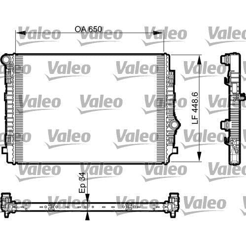 Valeo Radiator 735549 Automotive Part fits Volkswagen Golf Vii Valeo  - Dynamic Drive