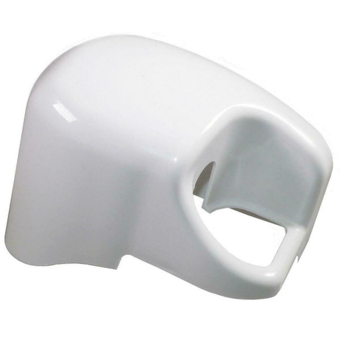 Fiamma F45IL Awning Outer End Cap Right Hand Winch Cover Polar White 04381-01A