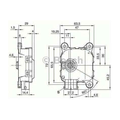 Genuine Bosch Headlamp Levelling Device 0132801143