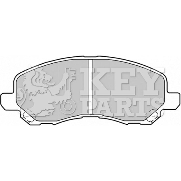 Genuine Key Parts KBP1831 Front Brake Pads (Akebono)