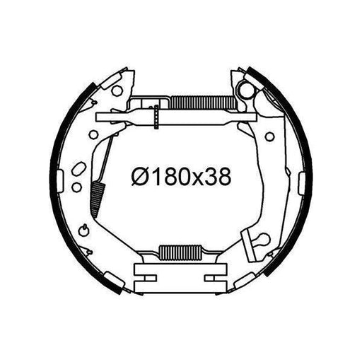 Valeo Drum Brake Fast Fit Kit 554954 Automotive Part fits Hyundai Valeo  - Dynamic Drive