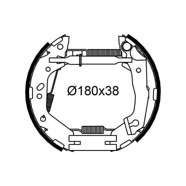 Valeo Drum Brake Fast Fit Kit 554954 Automotive Part fits Hyundai Valeo  - Dynamic Drive