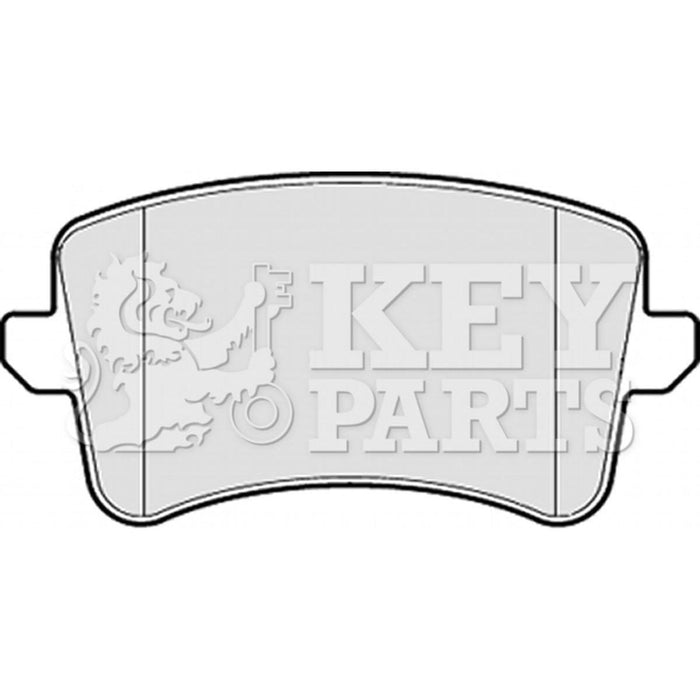 Genuine Key Parts KBP2055 Rear Brake Pads (TRW)