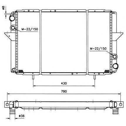 NRF Radiator 50410