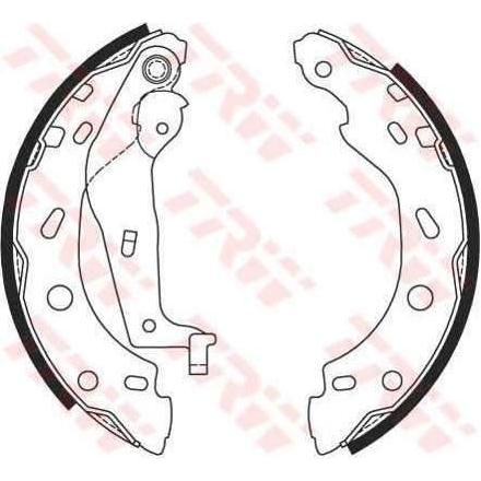 Genuine TRW Brake Shoes (R90) GS8685