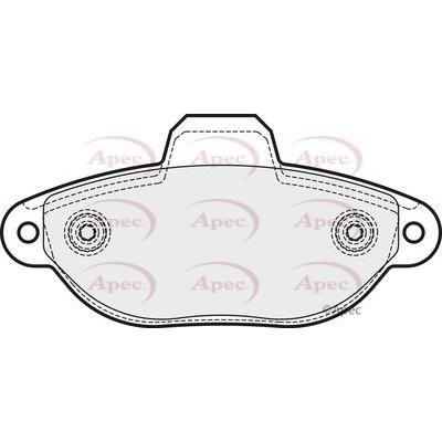 Apec Brake Pads Front Fits Ford Ka