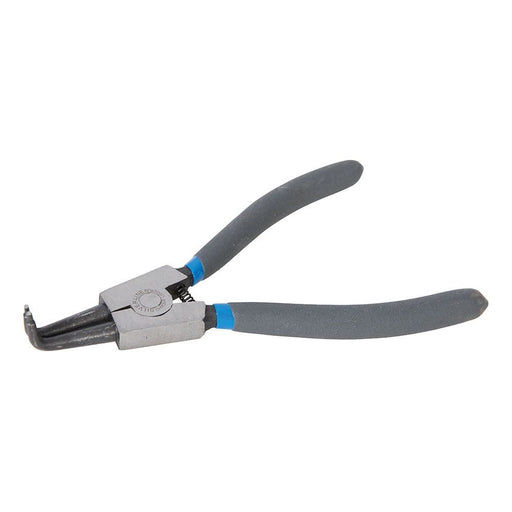 Silverline Bent External Circlip Pliers 180mm Silverline  - Dynamic Drive