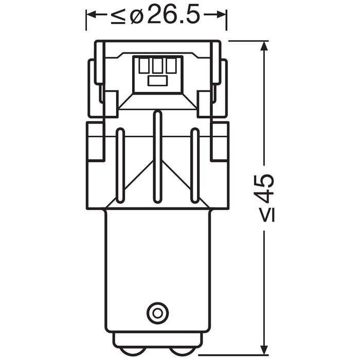 Osram LEDriving SL, P21/5W, Amber, LED signal lamps, Off-road only, non ECE, Dou Osram  - Dynamic Drive