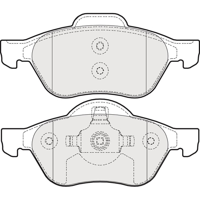 Apec Brake Pads Front Fits Renault Wind