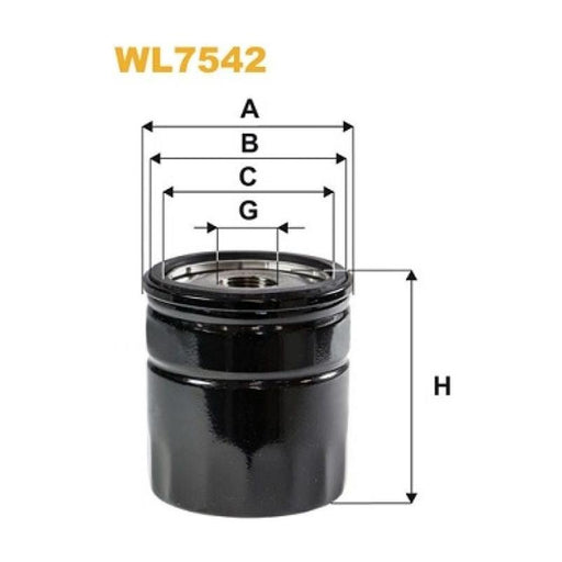 Genuine WIX Oil Filter Spin-On fits Ford Tourneo Custom EcoBlue|TDCi - 2.0 - 15 Wix Filters  - Dynamic Drive