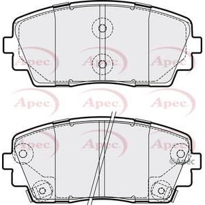 Apec Brake Pads Front Fits Kia Picanto