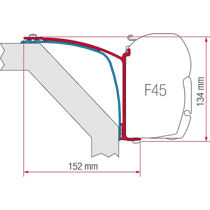 Fiamma Kit for Laika Rexoslne Ecovip 07 RVs