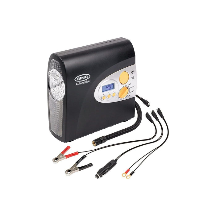 Ring Automotive - RAC605 Automatic Digital Motorbike Tyre Inflator with Motorcyc