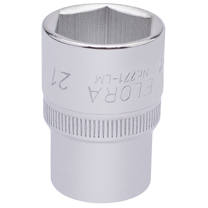 Draper Elora Hexagon Socket, 1/2" Sq. Dr., 21mm 15310 Draper  - Dynamic Drive