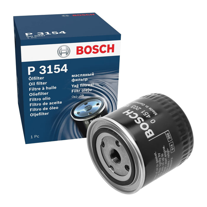 Genuine Bosch Car Oil Filter P3154 fits MG B B GT - 1.8 - 65-80 0451203154