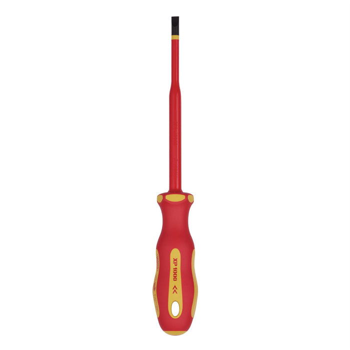 Draper XP1000 VDE Slimline Plain Slot Screwdriver, 5.5 x 125mm 02161 Draper  - Dynamic Drive