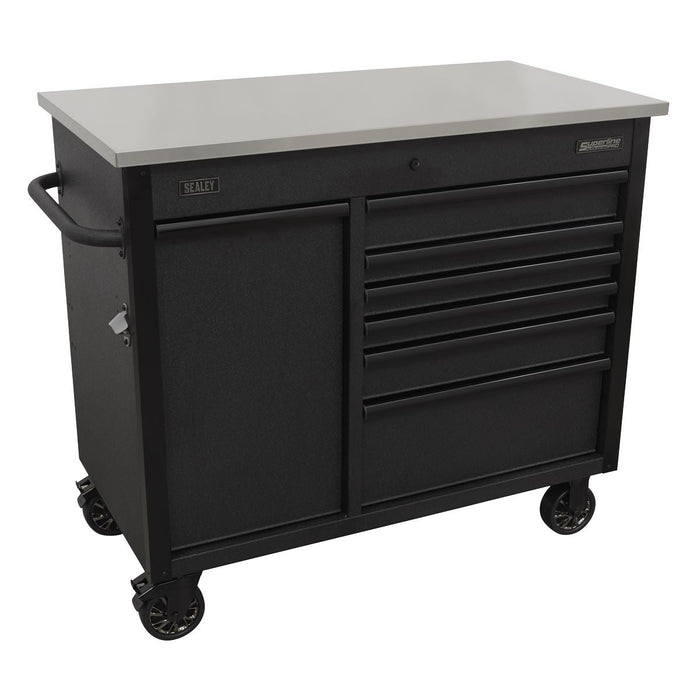 Sealey Mobile Tool Cabinet 1120mm with Power Tool Charging Drawer AP4206BE