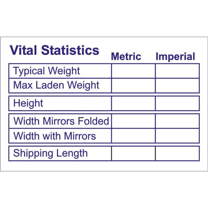 Vital Statistics Label Nova  - Dynamic Drive