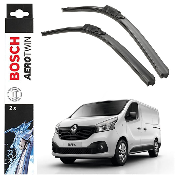 Bosch Aerotwin Front Wiper Blades Set fits Renault  Trafic IV 05.14> A310S