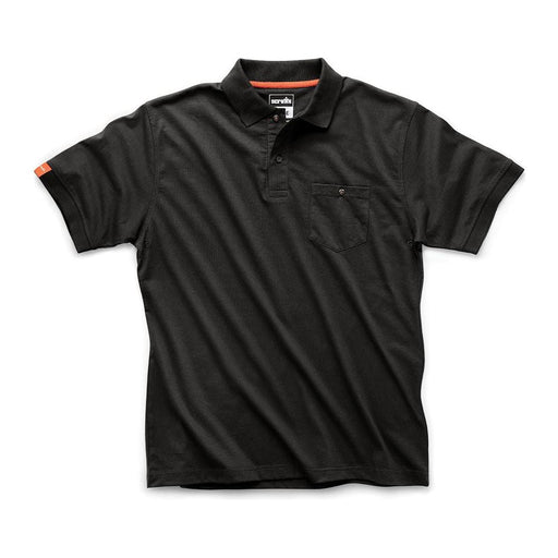 Scruffs Eco Worker Polo Black S Scruffs  - Dynamic Drive