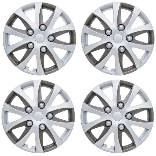 4 x Wheel Trims Hub Caps 14" Covers fits Nissan Micra Almera Note Pixo UKB4C  - Dynamic Drive