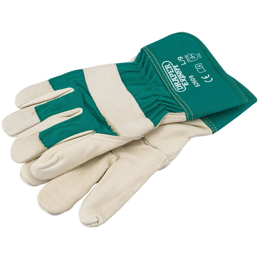 Draper Premium Leather Gardening Gloves, Large 82609 Draper  - Dynamic Drive