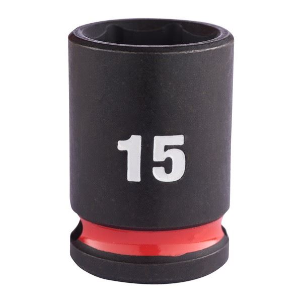 Milwaukee 15mm 3/8 Impact Socket Std-1Pc New 4932480272 Milwaukee  - Dynamic Drive