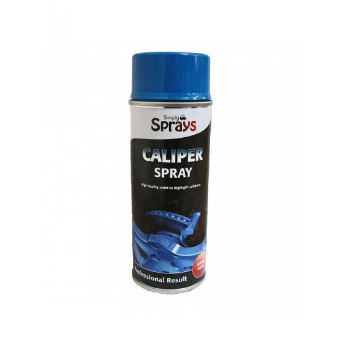 2 x Caliper Spray Blue Heat Resistant Aerosol Paint High Gloss Finish 400ml