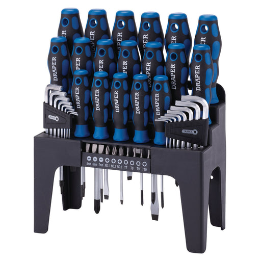 Draper Soft Grip Screwdriver, Hex. Key and Bit Set (44 Piece) 81294 Draper  - Dynamic Drive