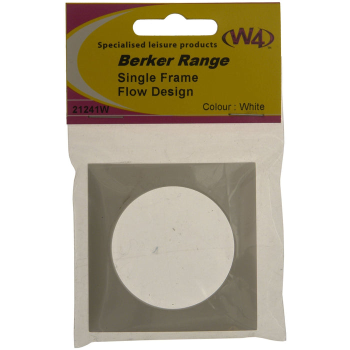 Berker Single Frame White 21241W W4 - Dynamic Drive