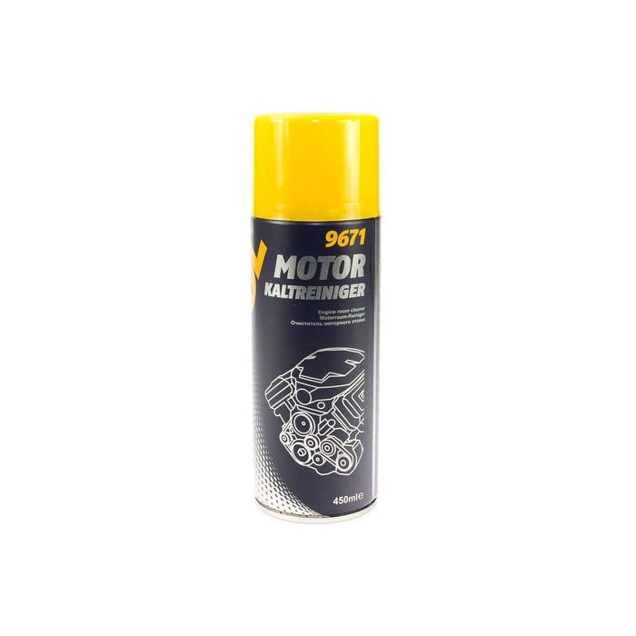 MANNOL Engine Bay Foam Cleaner Soil Oil Remover Plastic Protector 450ml Mannol  - Dynamic Drive