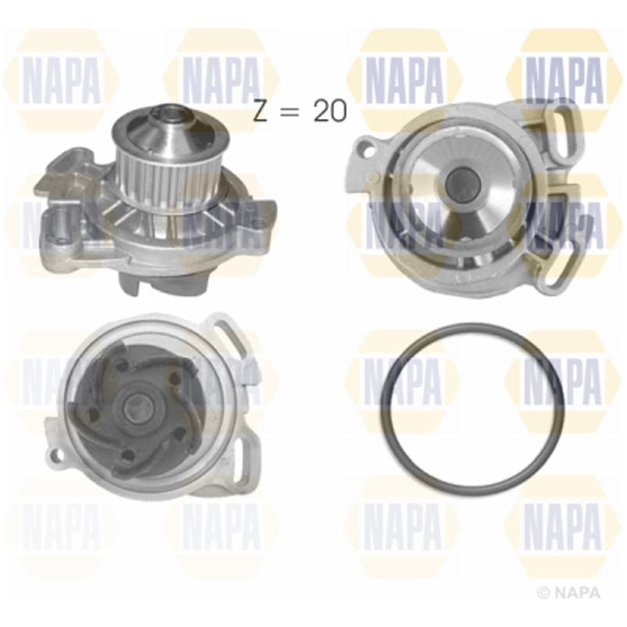 Genuine NAPA Water Pump for Volvo Audi VW Volkswagen 69121004