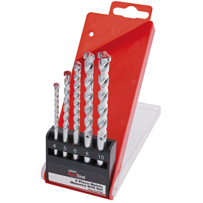 Draper Redline Metric Masonry Drill Set (5 Piece) 81005 Draper  - Dynamic Drive