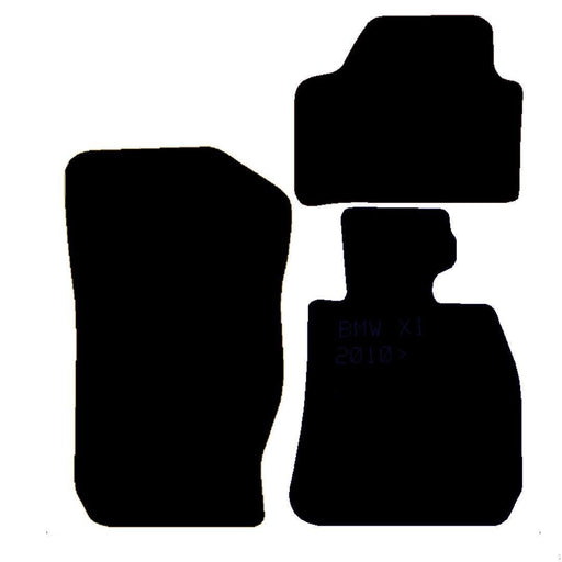 Fully Tailored Black Carpet Car Mats for BMW  X1 10 ON Set of 4 UKB4C  - Dynamic Drive