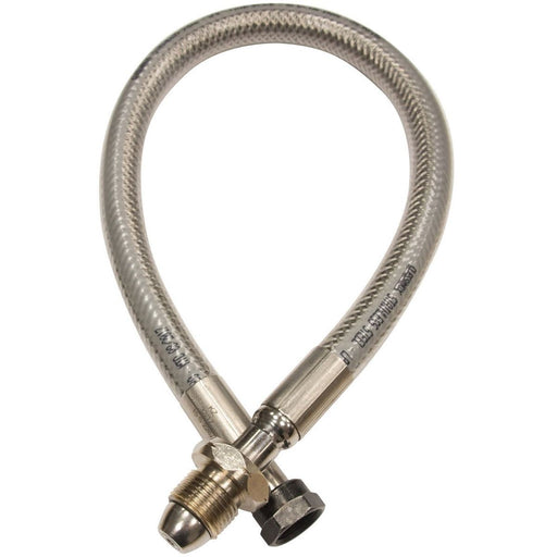 20" Stainless Pigtail W20 to Pol Non Return Valve Caravan/Motorhome Nova  - Dynamic Drive