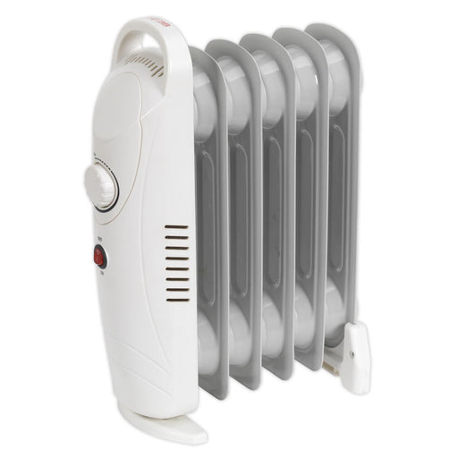 Sealey Oil-Filled Radiator Mini 800W/230V 6-Element RD800 Sealey  - Dynamic Drive